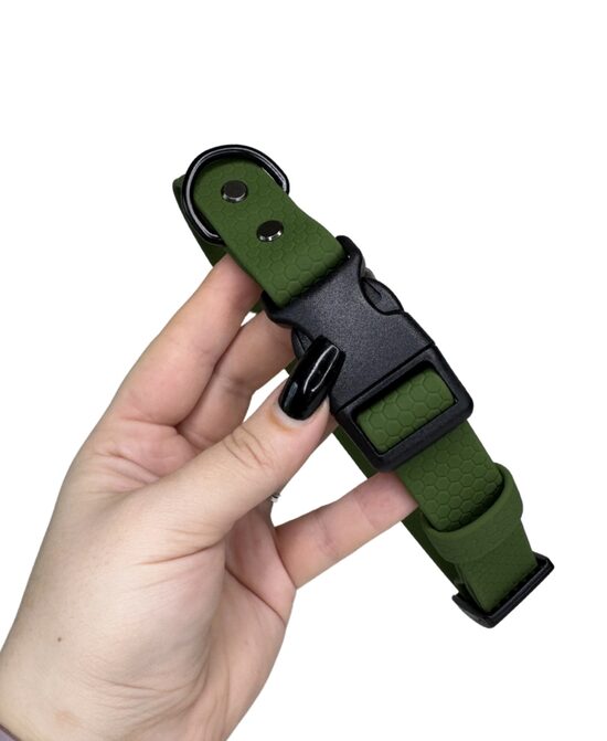 HEXA COLLAR-OLIVE GREEN